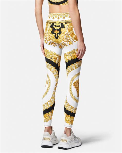 versace tights sale|Versace leggings women's.